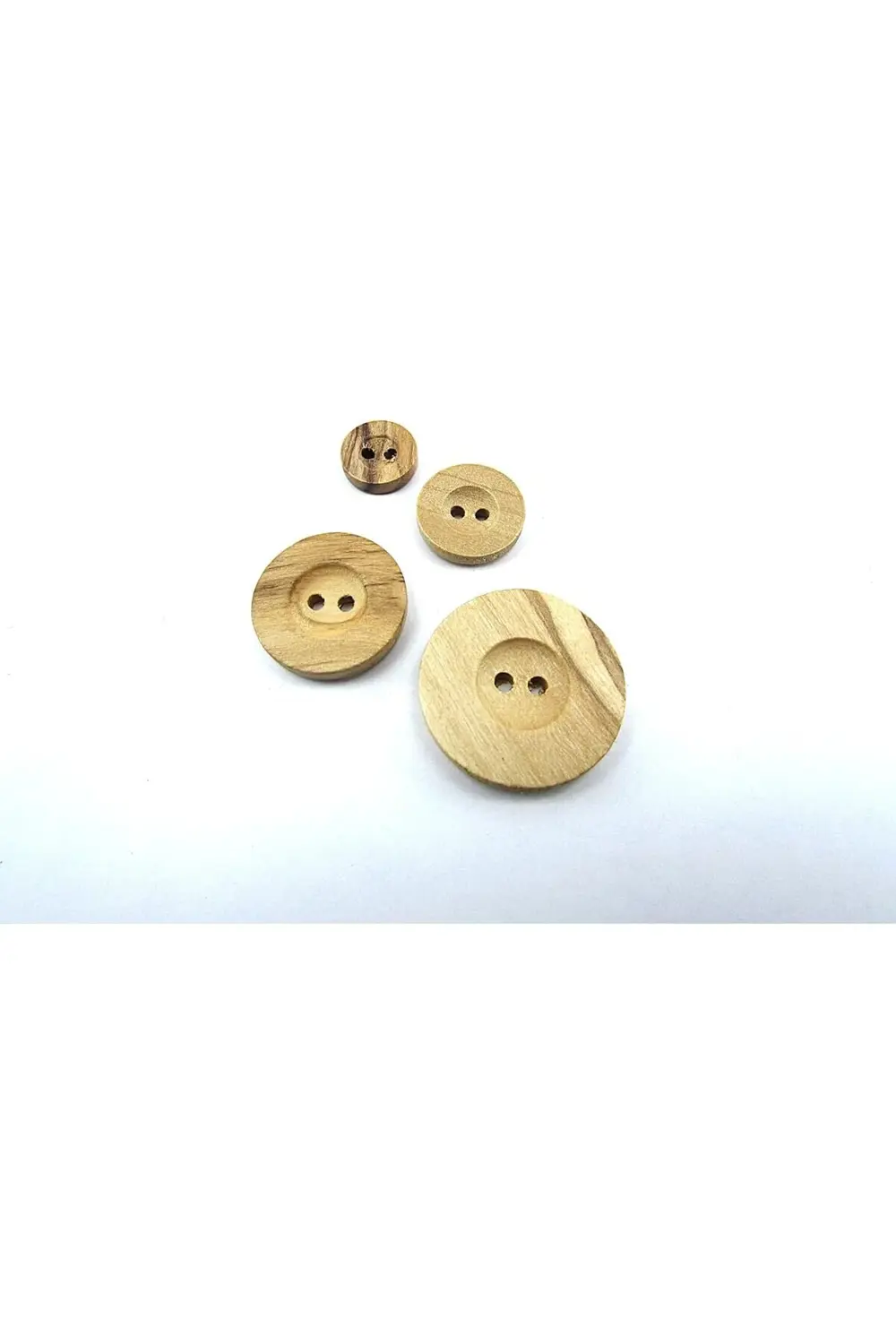 LvnShoppping Düğme,Ahşap, 2 Delik Yazı Model, Ahşap, Zeytin Ağacı