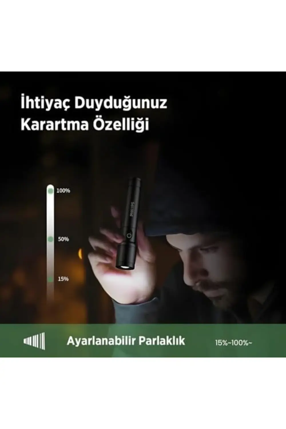 LvnShoppping SFL2124 250 Lümen 5W Led El Teleskopik Zoom Sos Modl