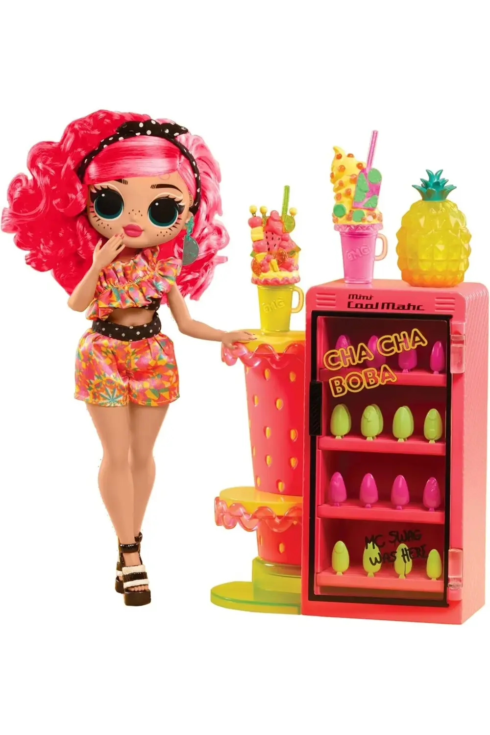 LvnShoppping Surprise! MGAE Nails Omg Pinky Pops Meyve Dükkanı, O