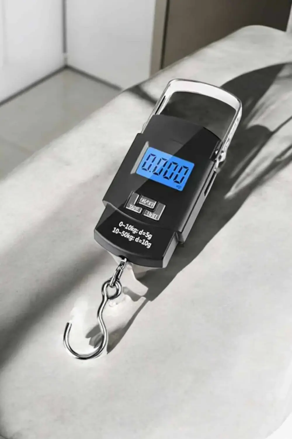 LVSQVR Ağırlık Ölçer 50 Kg El Terazisi El Kantarı Pilli (01336) L