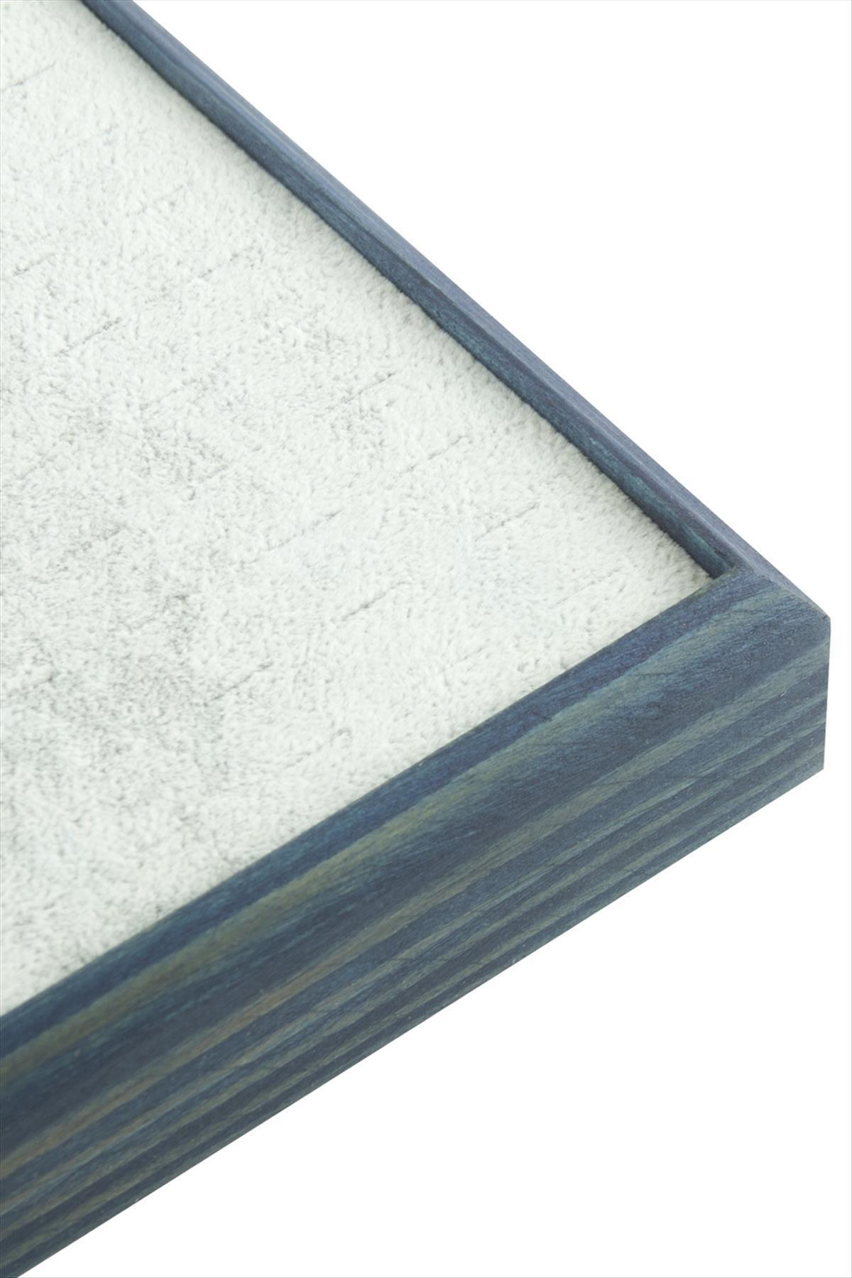 LVSQVR Ahşap Anfora Kumaş Piercing Küpelik 18X24 (100948) cm-Sütl