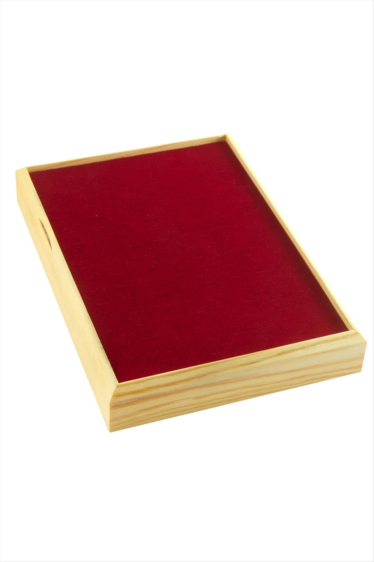 LVSQVR Ahşap Anfora Kumaş Piercing Küpelik 18X24 (100948) cm-Sütl