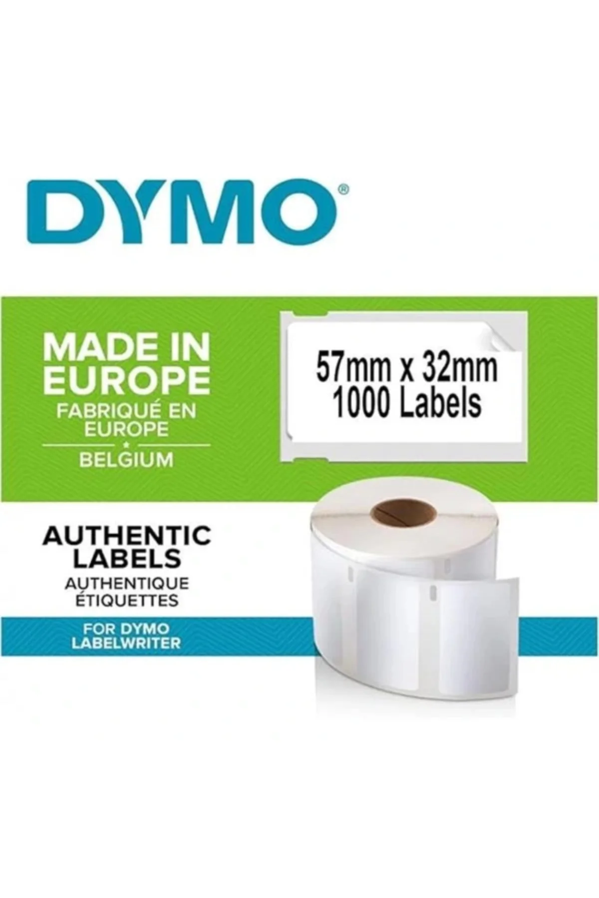 LW 1154 Etiket Muadil 32 mm x 57 mm 1000 Adet Etiket LW 450