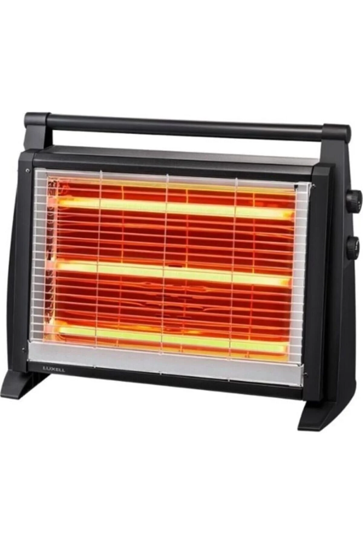 LX-2831 1800 W Siyah Buharlı Quartz Isıtıcı