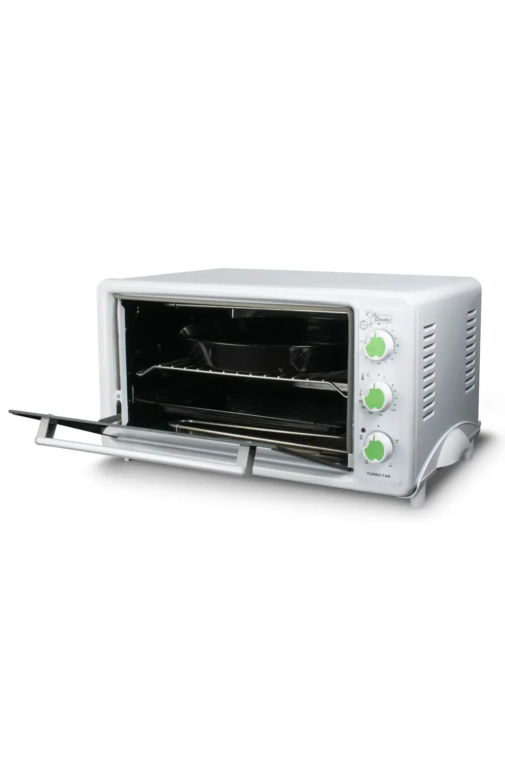 Lx-3675 42 Litre 1800 Watt Beyaz Börekçi Mini Fırın Yeşil Elma
