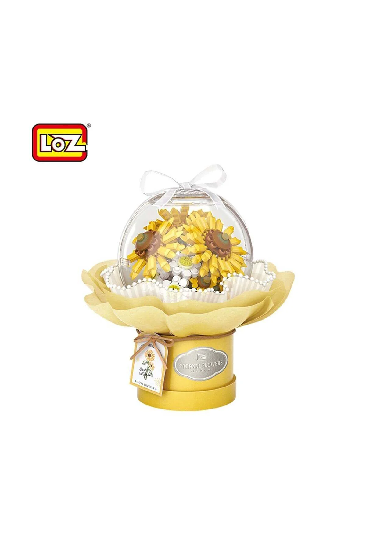 LZ-1299 LOZ LEDLİ AYÇİÇEĞİ BUKETİ 510 PARÇA BLOCK OYUNCAK