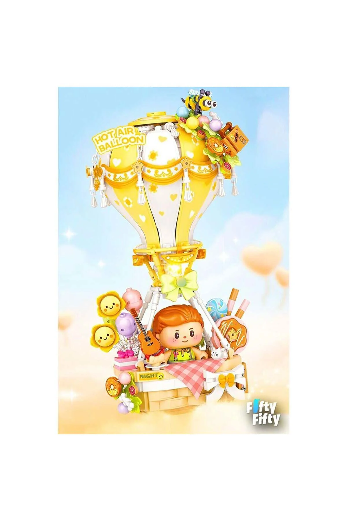 Lz-4113 Loz Sari Hava Balonu 750 Parça Block Oyuncak