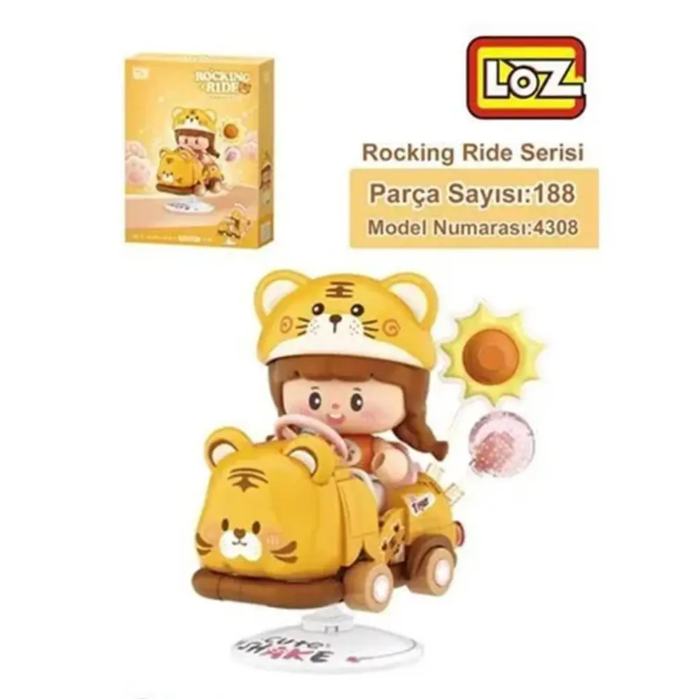 LZ-4308 NessiWorld KAPLAN SALLANMA SÜRÜŞÜ 188 PARÇA BLOCK OYUNCAK LZ-4308 NessiWorld KAPLAN SALLANMA SÜRÜŞÜ 188 PARÇA BLOCK OYUNCAK