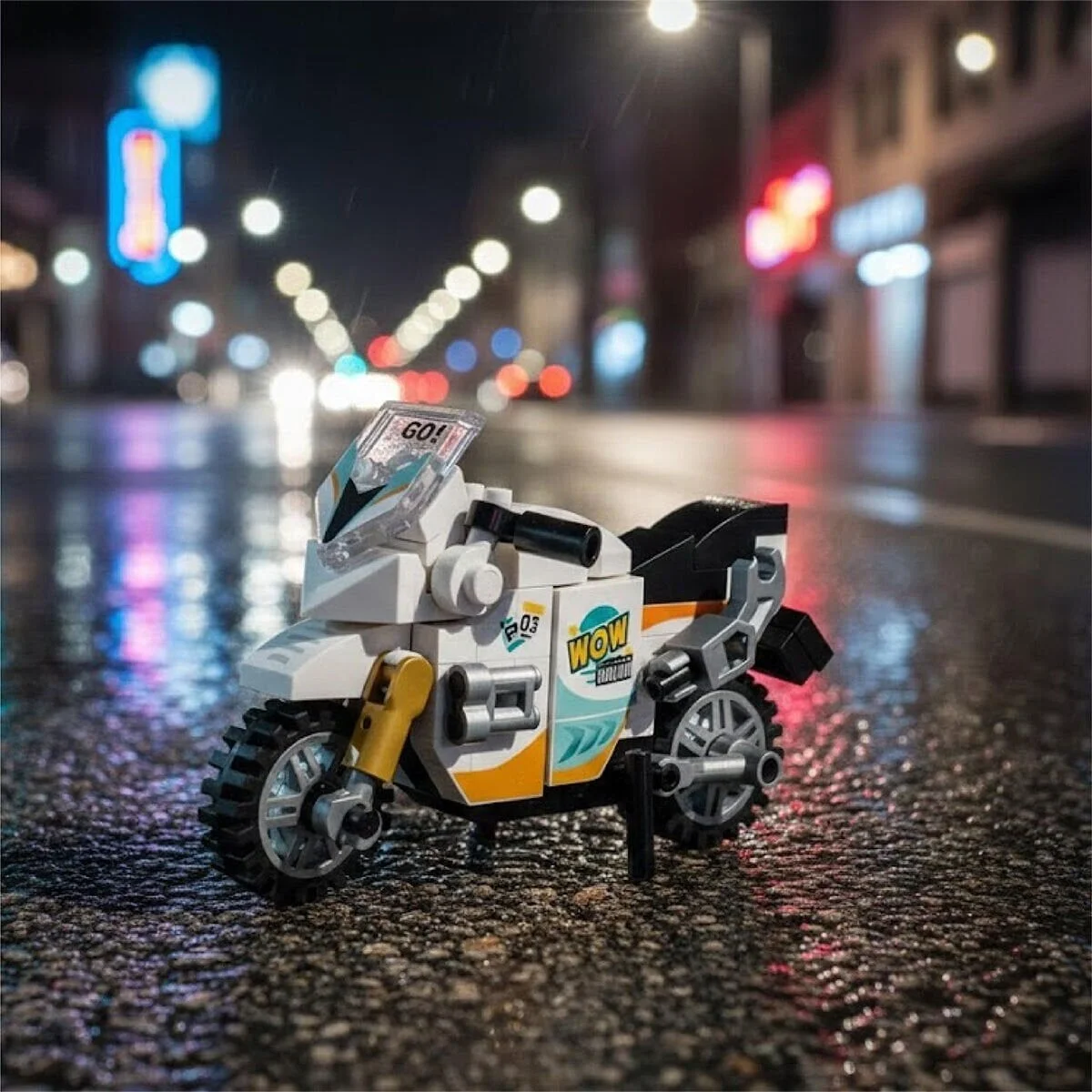 LZ-8624 LOZ MOTORSİKLET 120 PARÇA BLOCK OYUNCAK MİNİ POŞET