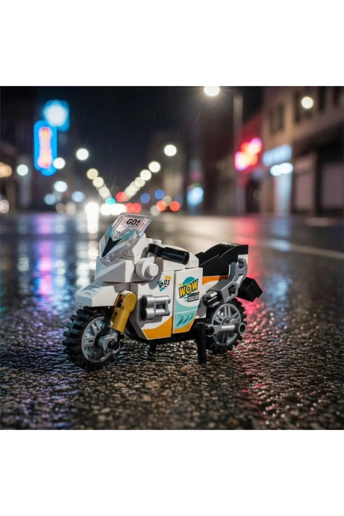 LZ-8624 MOTORSİKLET 120 PARÇA BLOCK OYUNCAK MİNİ POŞET