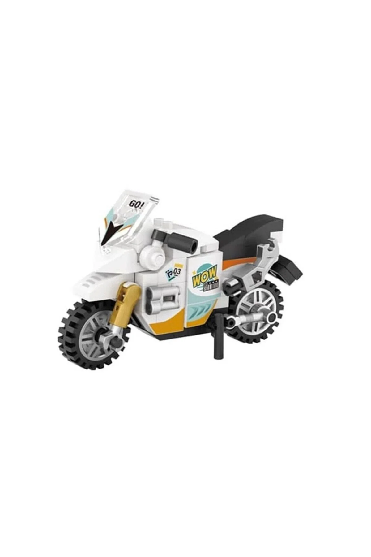 LZ-8624 MOTORSİKLET 120 PARÇA BLOCK OYUNCAK MİNİ POŞET