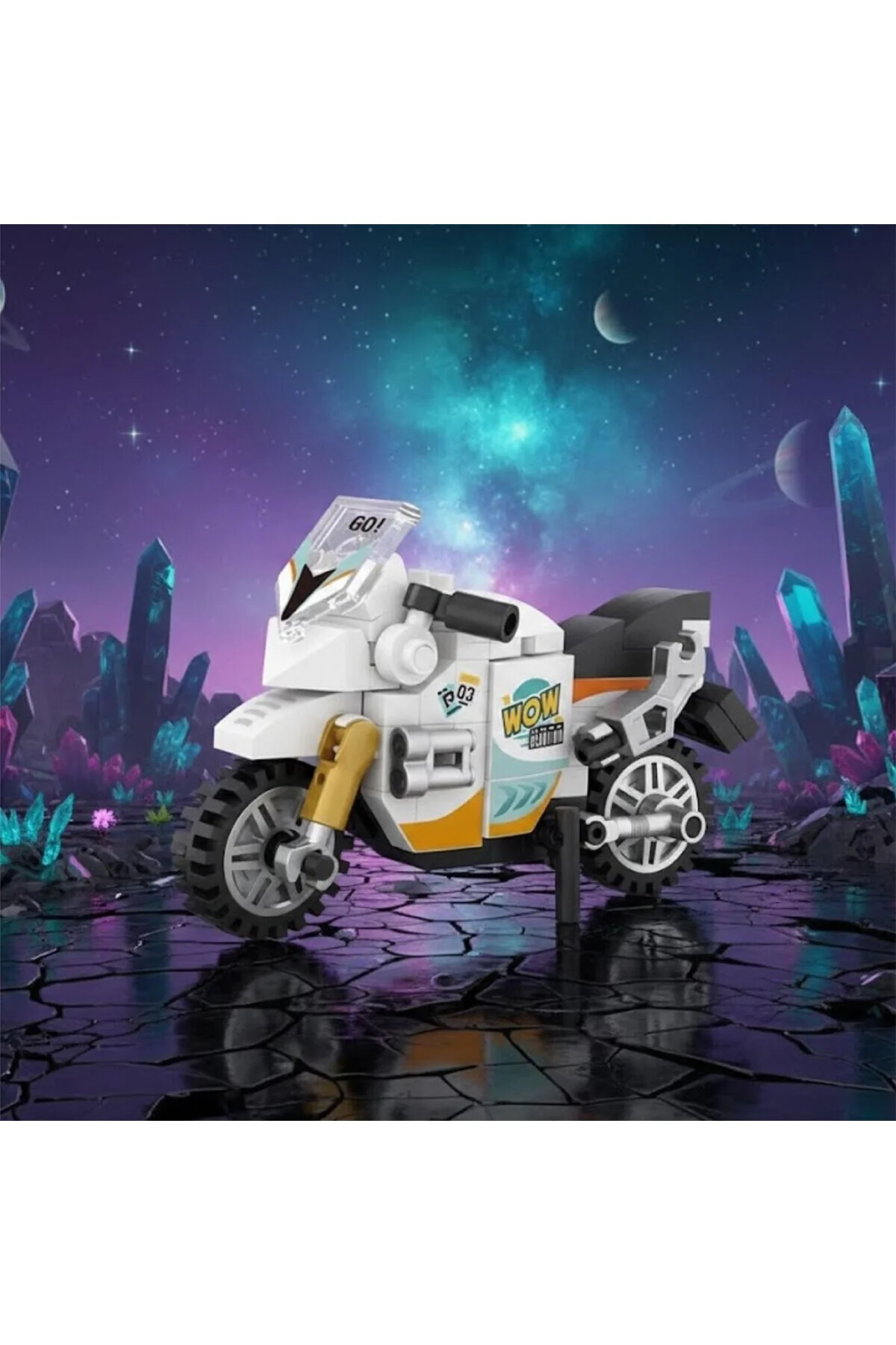LZ-8624 MOTORSİKLET 120 PARÇA BLOCK OYUNCAK MİNİ POŞET
