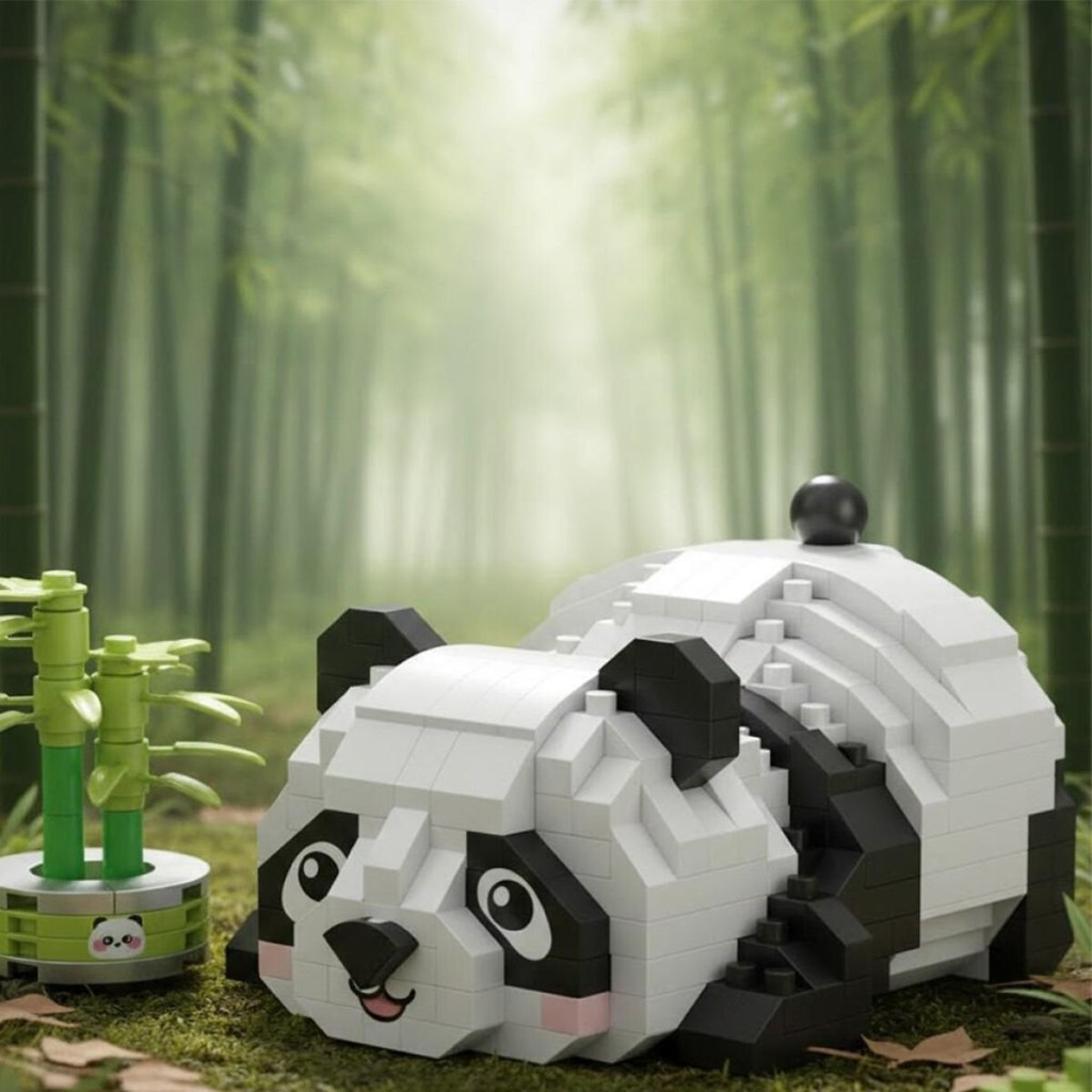 LZ-8804  DİNLENEN PANDA 340 PARÇA BLOCK OYUNCAK