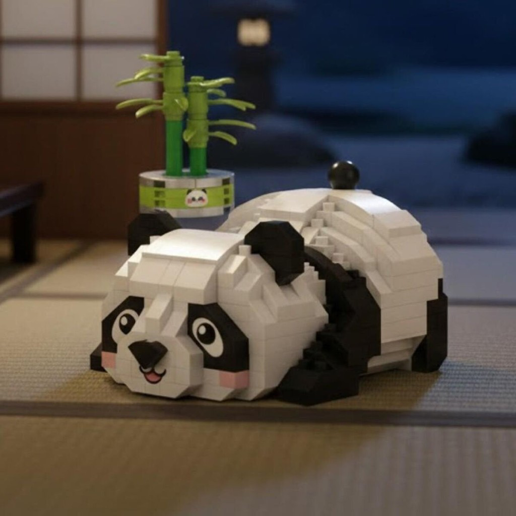 LZ-8804  DİNLENEN PANDA 340 PARÇA BLOCK OYUNCAK