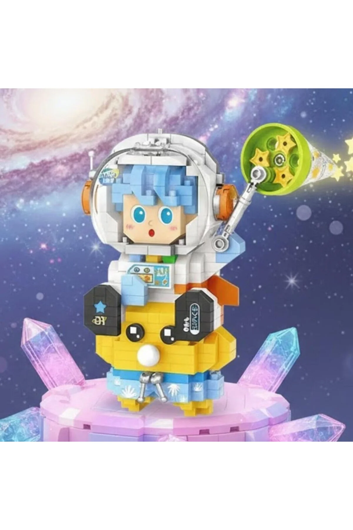 LZ-8827 ASTRONOT MAVİ 390 PARÇA BLOCK OYUNCAK