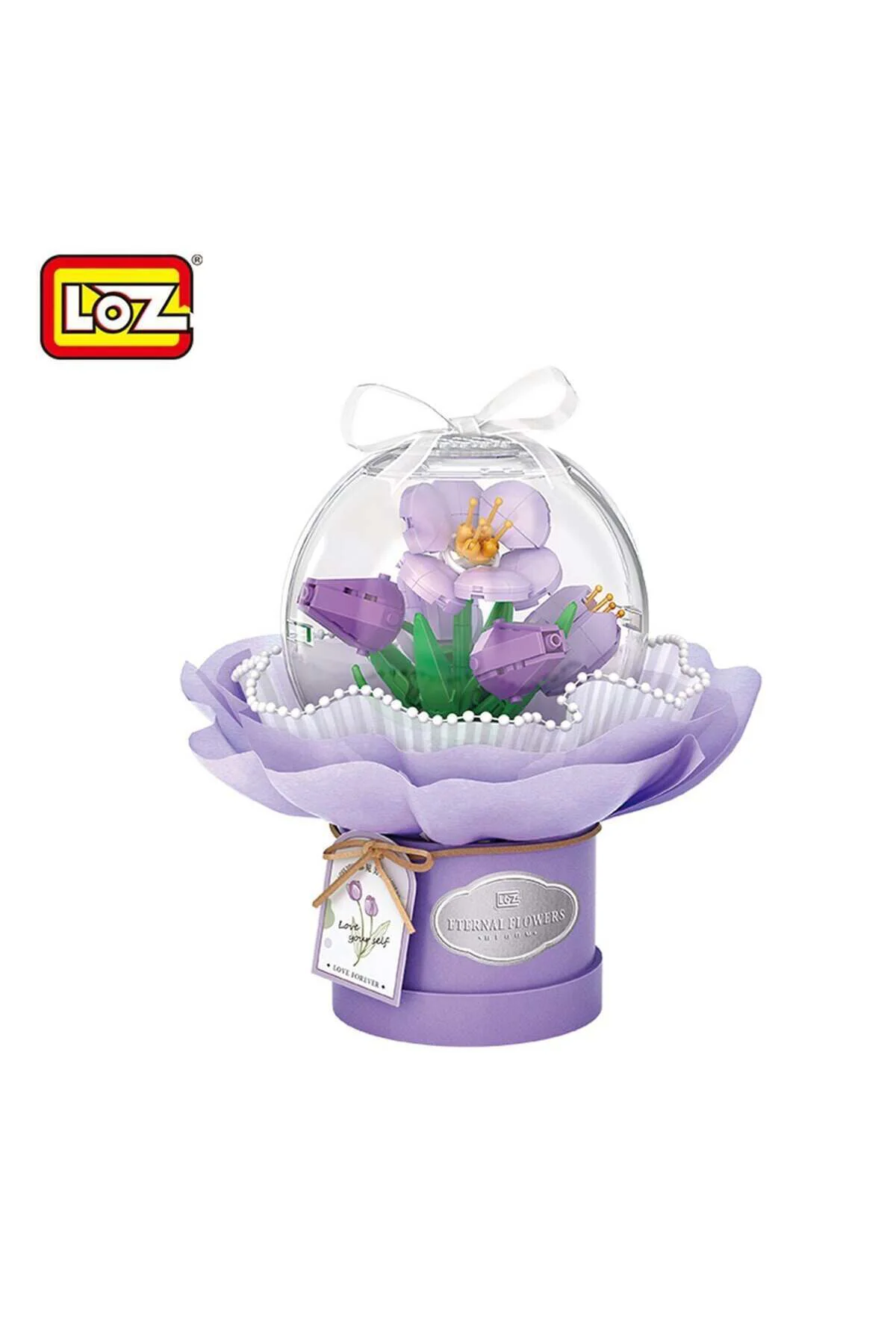 LZ1297 LOZ LEDLİ ORKİDE BUKETİ BLOCK OYUNCAK 272 PARÇA