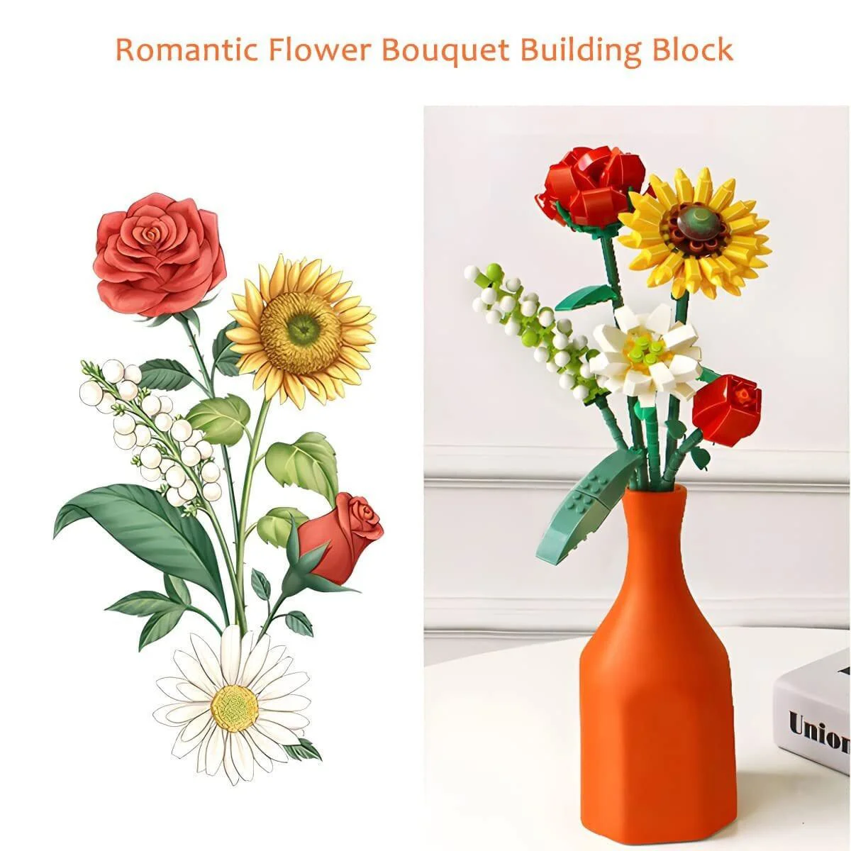 LZ1659 LOZ Eternal Flowers Serisi - ''Her Zaman Güneşe Doğru'' 568 Parça Yapım Seti LZ1659 LOZ Eternal Flowers Serisi - ''Her Zaman Güneşe Doğru'' 568 Parça Yapım Seti
