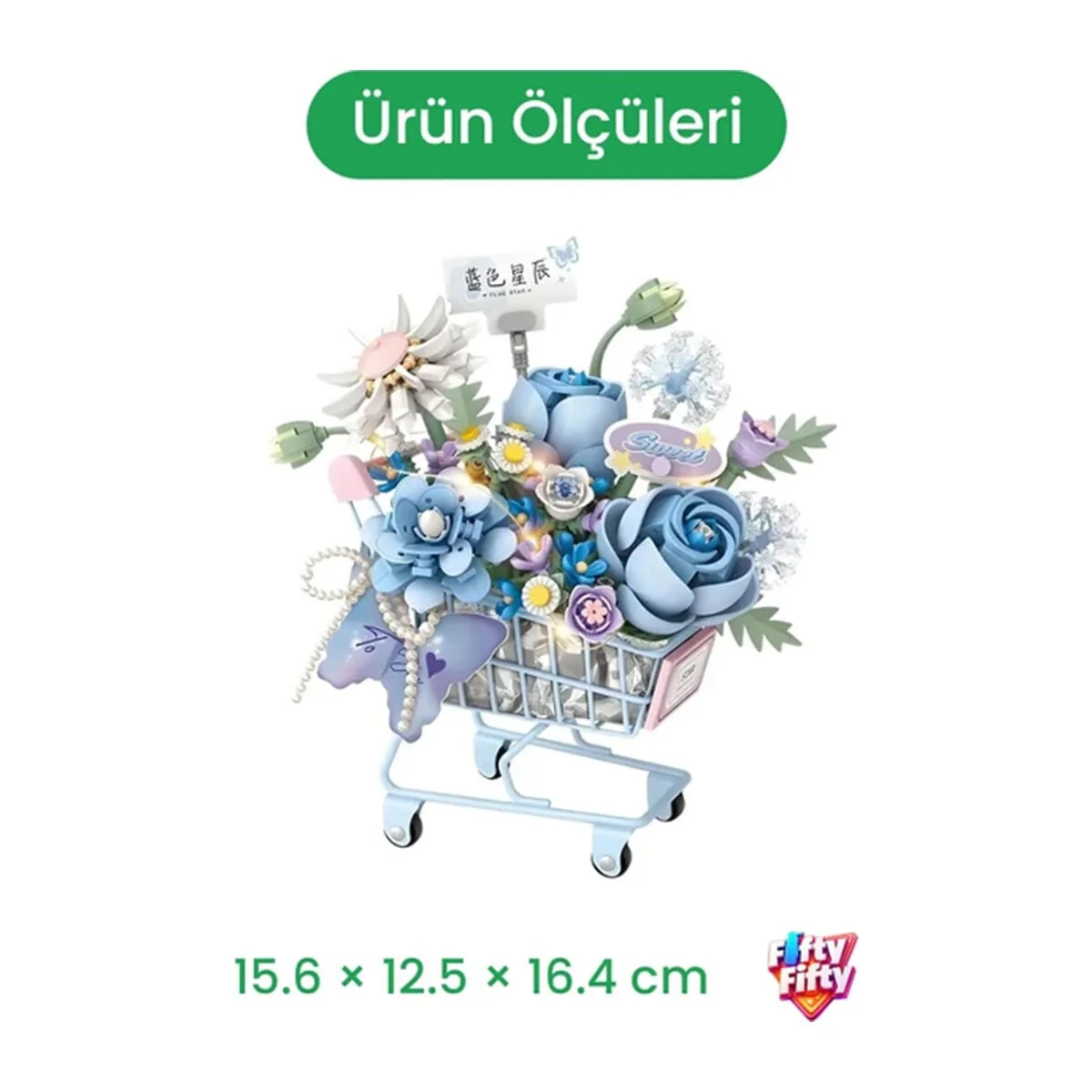 LZ4127 LOZ Mİ ARABALI ÇİÇEKLER 624 PARÇA BLK Fiyatı, Yorumları ve Özellikleri