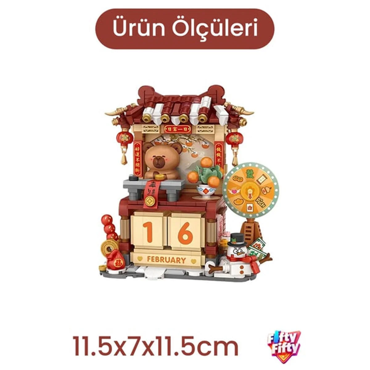 LZ4813 LOZ YENİ YIL TAKVİMİ 631 PARÇA BLK Fiyatı, Yorumları ve Özellikleri