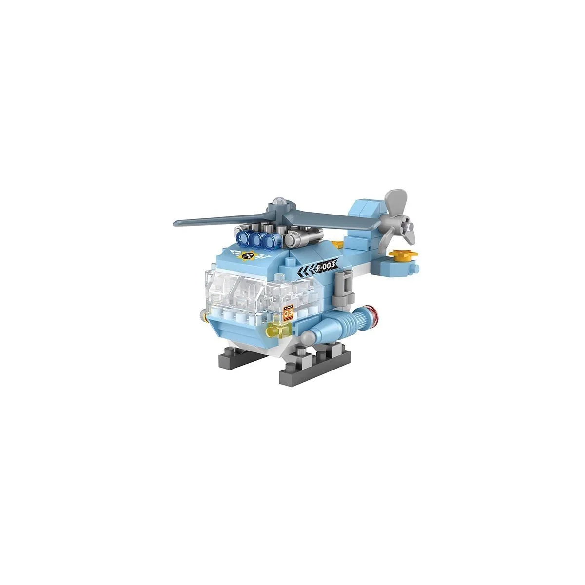 LZ8616 LOZ Helikopter Blok Seti Mini Poşet - life