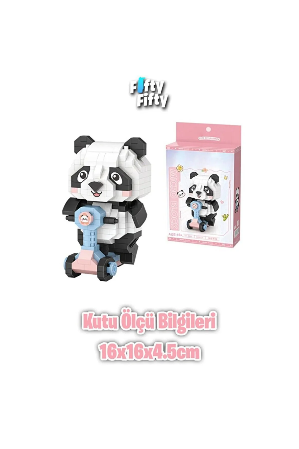 LZ8801 PANDA SCOOTER BLOCK OYUNCAK 320 PARÇA