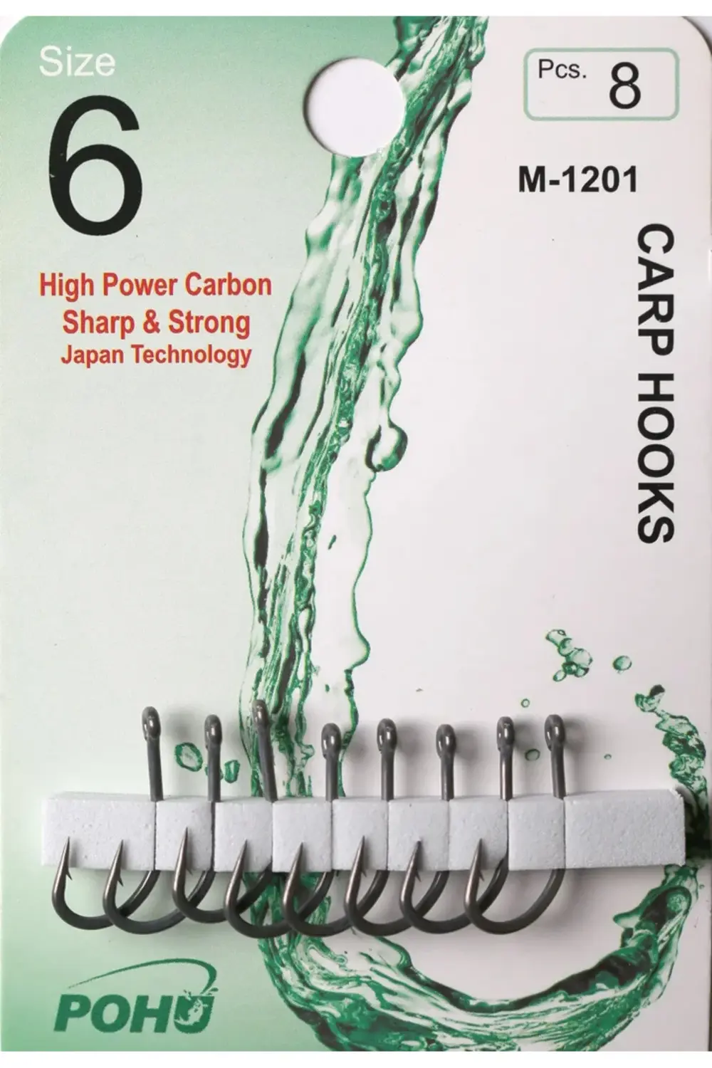 M-1201 6 Numara 8'li Paket Olta Iğnesi