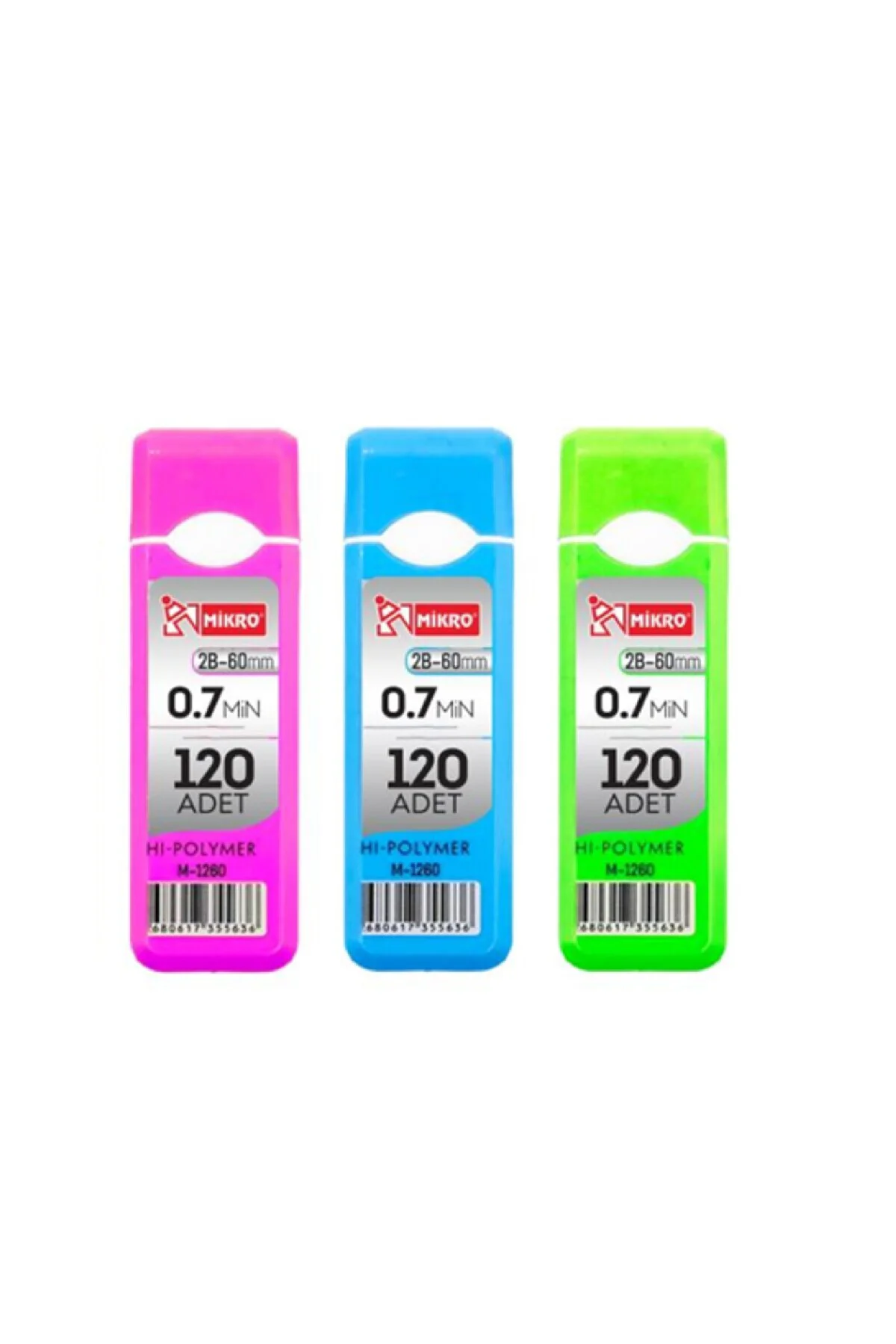 M-1260 Hi Polymer 60 Mm 0.7 Kalem Ucu 120 Li 1 Tüp