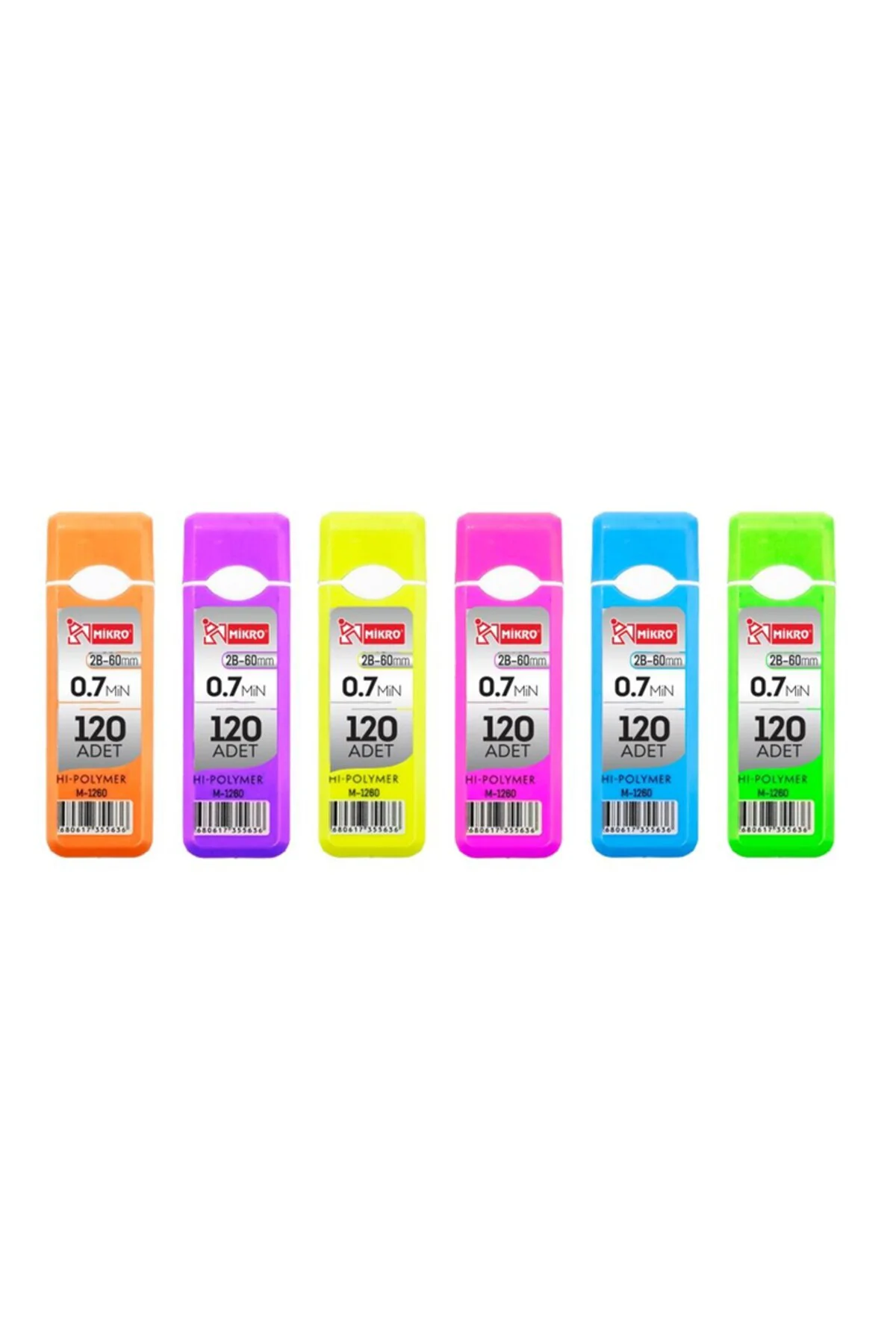 M-1260 Hi Polymer 60 Mm 0.7 Kalem Ucu 120 Li 1 Tüp
