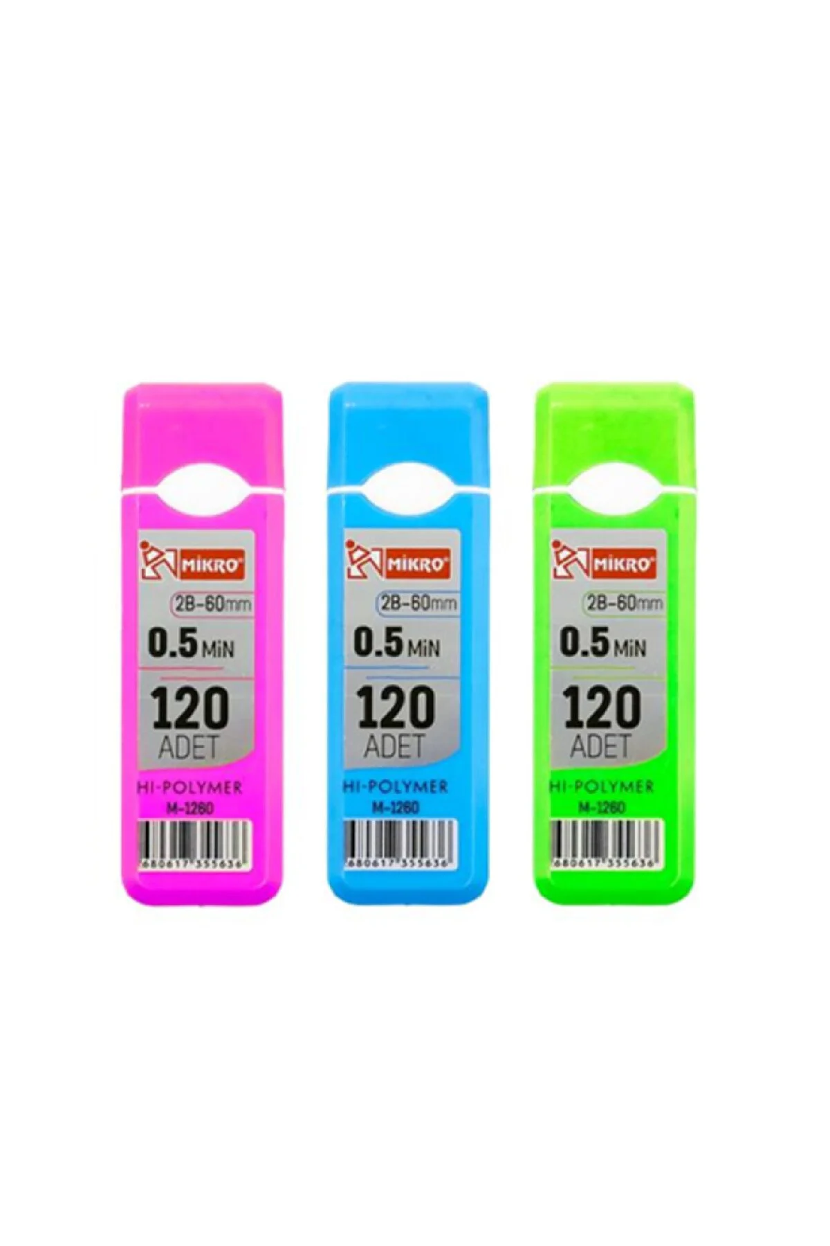 M-1260 Hi Polymer 60 Mm 2b 0.5 Kalem Ucu 120 Li 1 Tüp