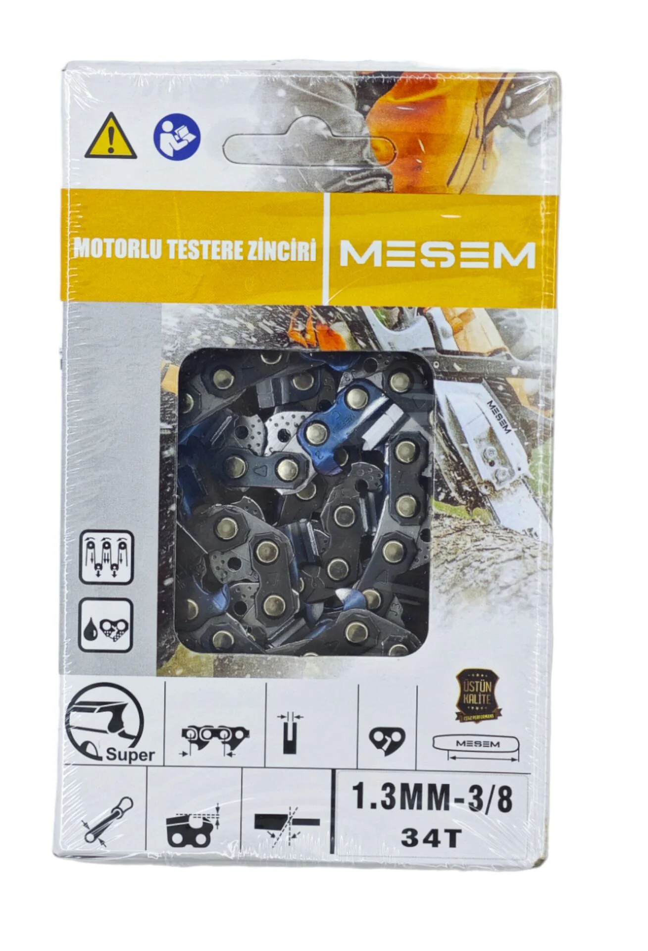M-1917   Meşem Motor Zinciri 1.3Mm-3/8 34T