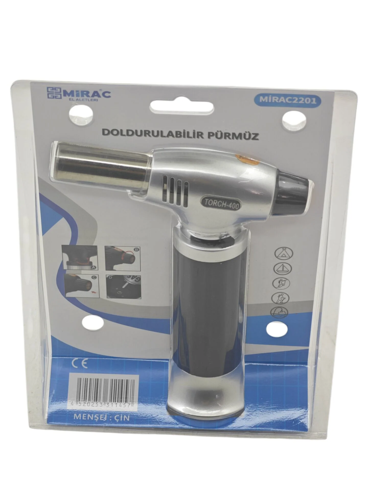 M-2201   Miraç Doldurulabilir Çakmaklı Pürmüz