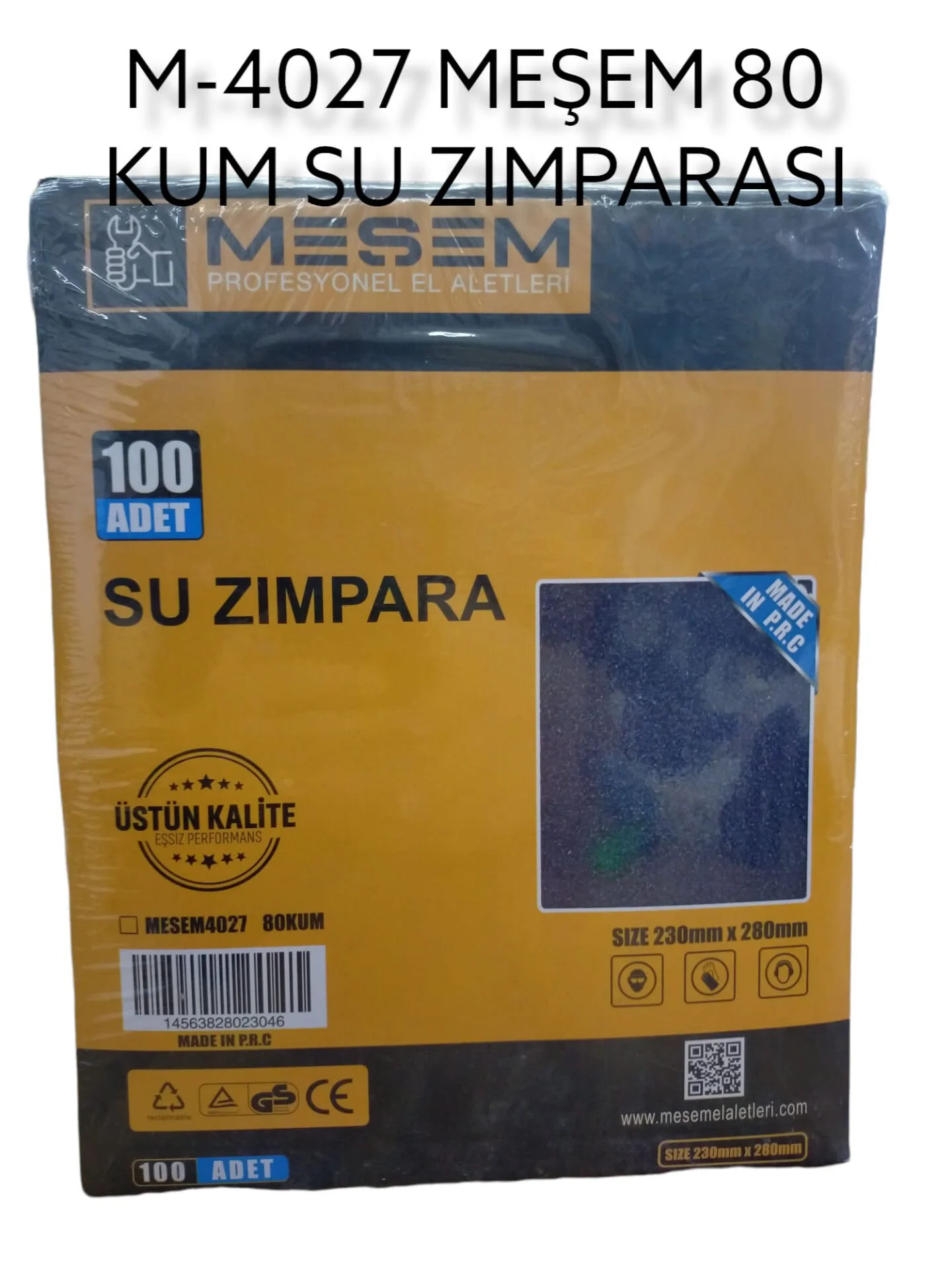 M-4027   Meşem 80 Kum Su Zımparası