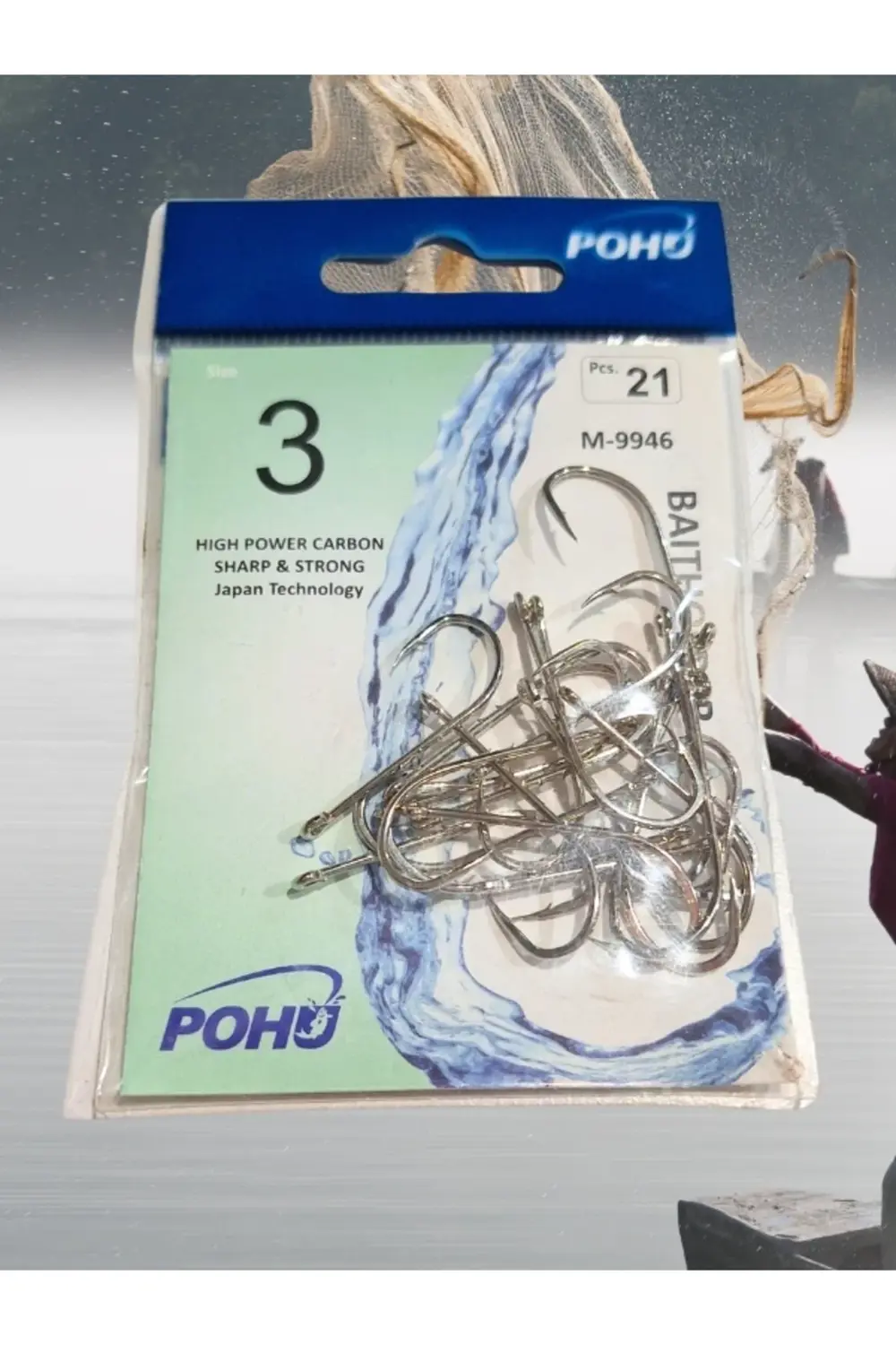 M-9946 3 Numara 21'li Paket Olta Iğnesi