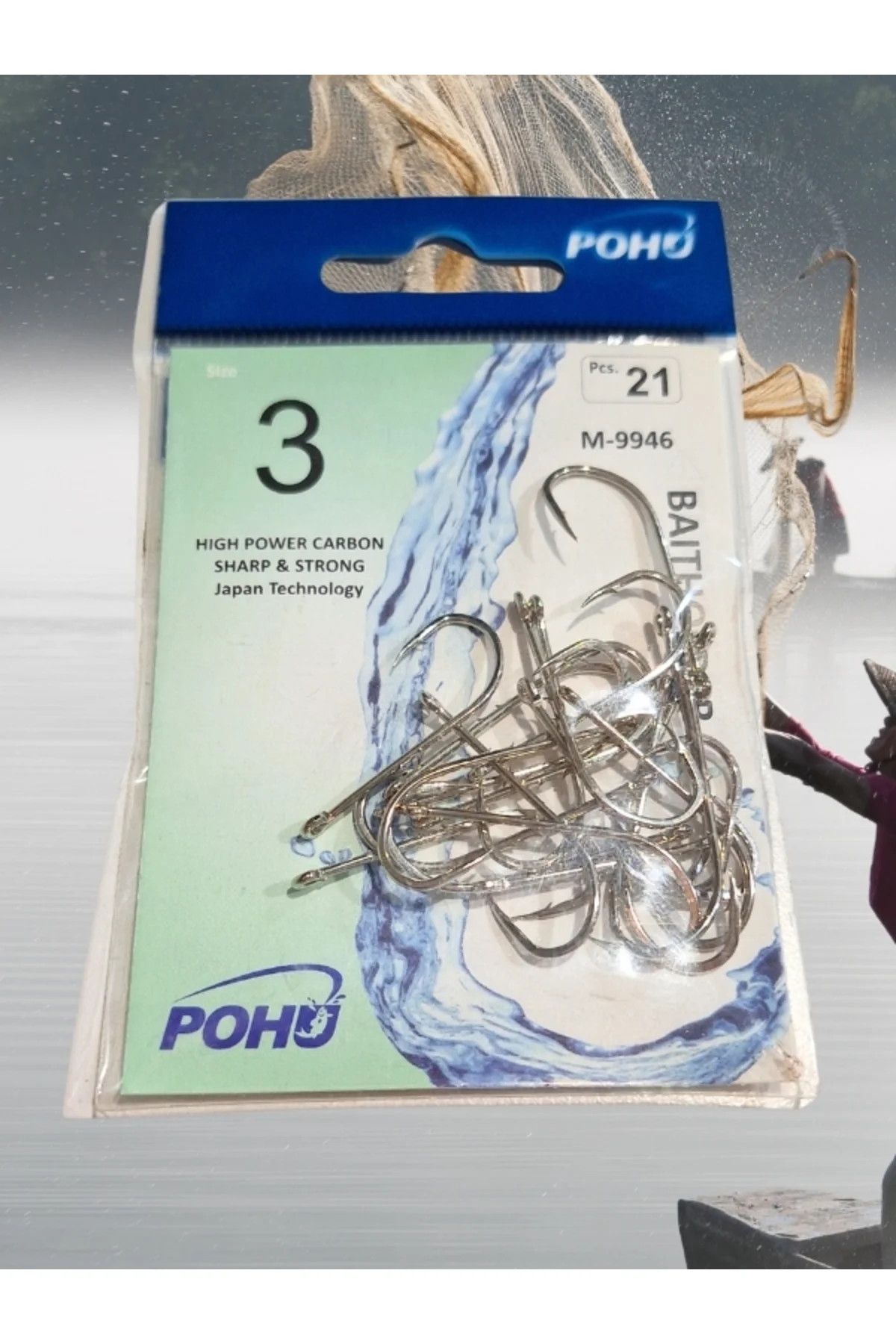 M-9946 3 Numara 21'li Paket Olta Iğnesi