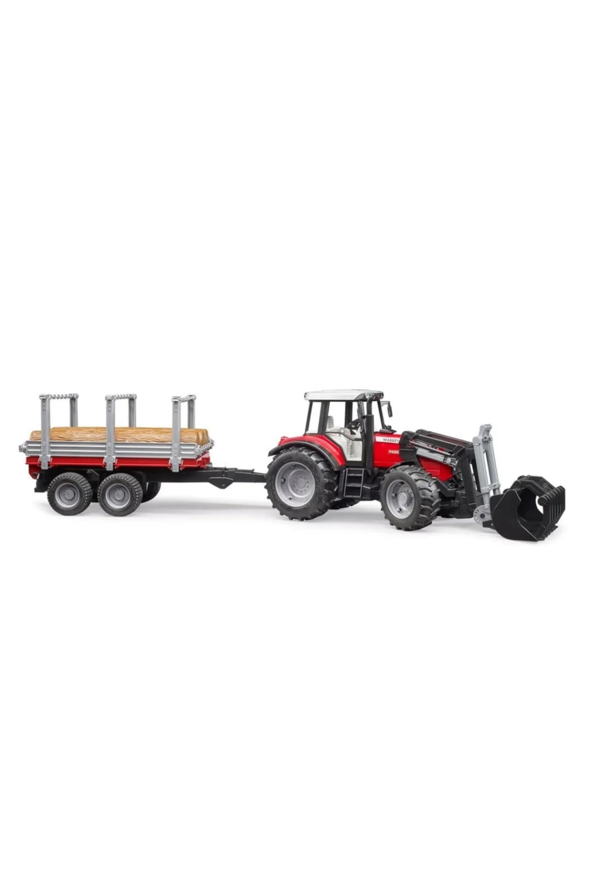 M. Ferguson 7480 ve Kütük Taş. Römork