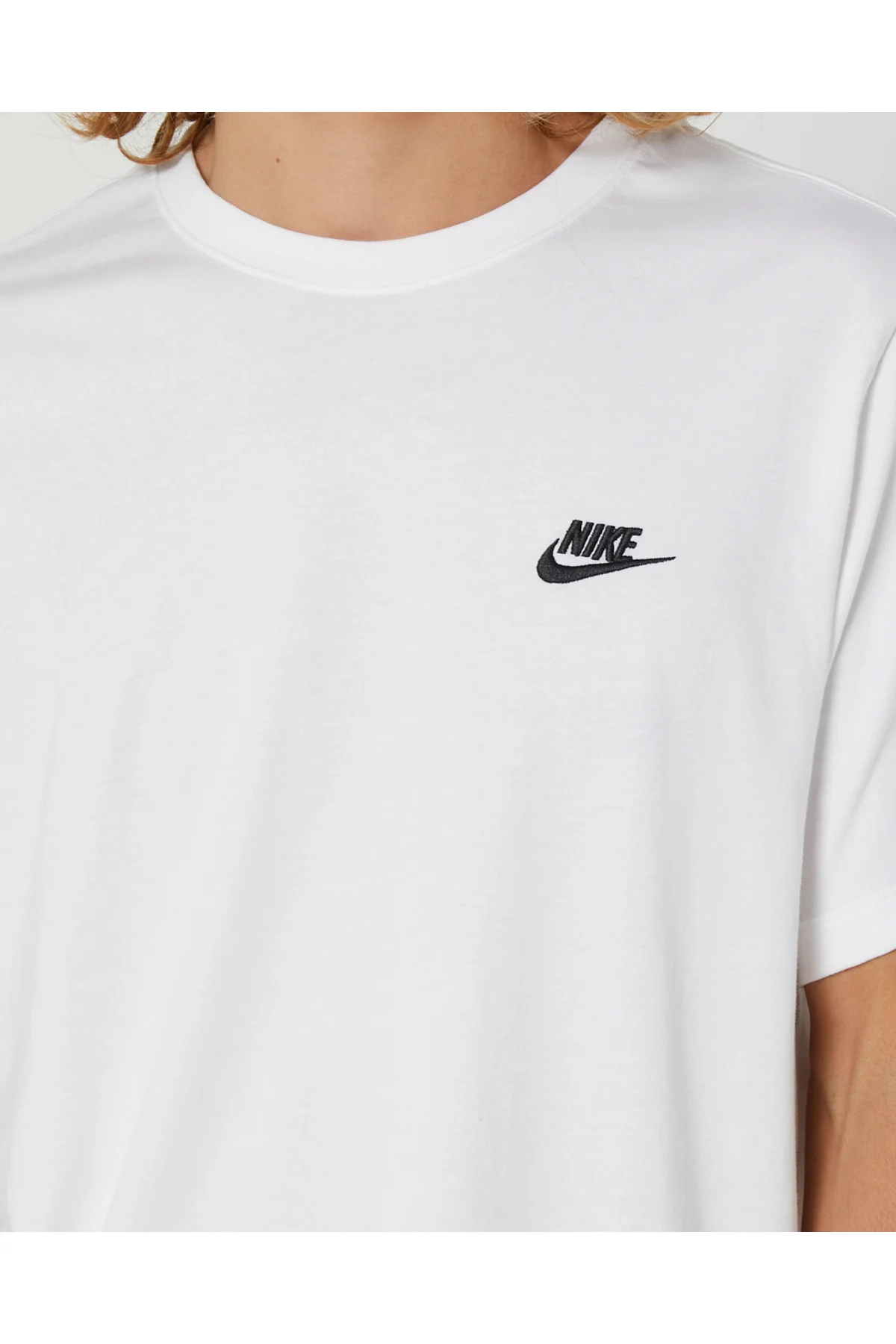 M NSW CLUB TEE AR4997-101 Beyaz Erkek Günlük Tişört - Görsel 6
