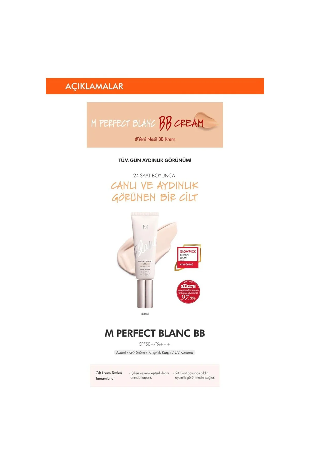 M Perfect Blanc BB (Beige/No.22)