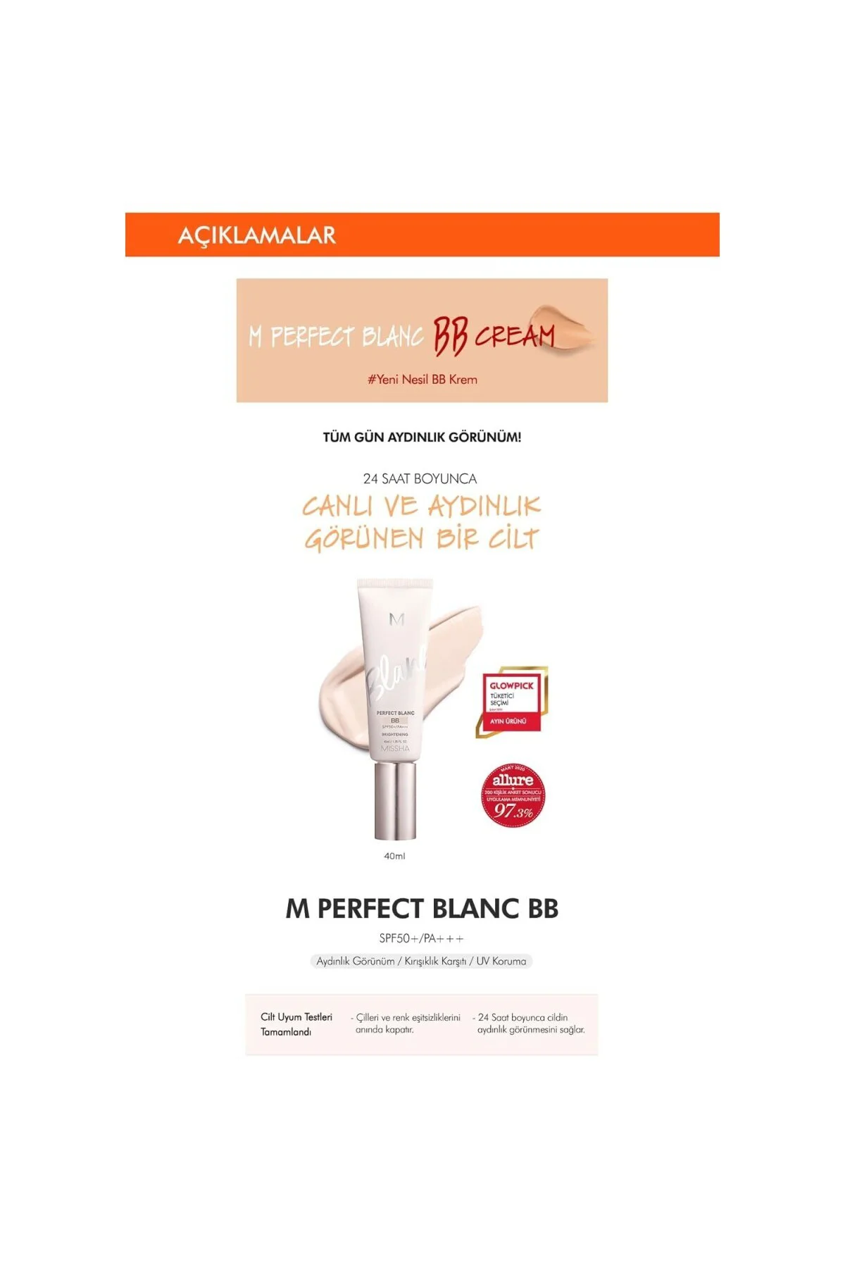M Perfect Blanc BB (Beige/No.22)