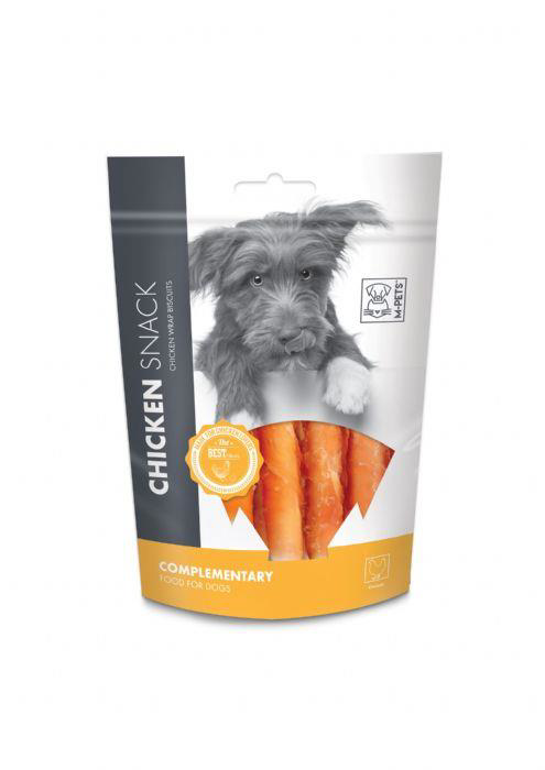 M-Pets Chicken Wrap Biscuits Tavuklu Köpek Ödülü 80gr