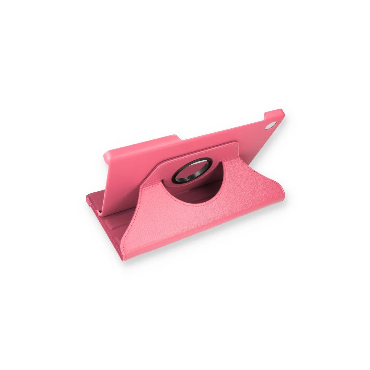 M10 HD X306F Tablet Kılıf - 360 Döner Deri Kılıf - Pembe - Ergonomik ve Koruyucu Stand Kılıf