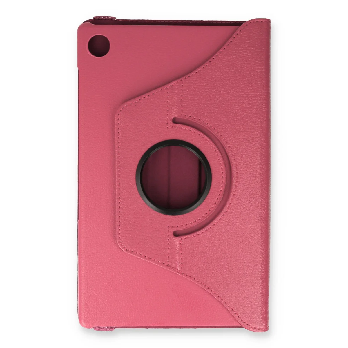 M10 HD X306F Tablet Kılıf - 360 Döner Deri Kılıf - Pembe - Ergonomik ve Koruyucu Stand Kılıf