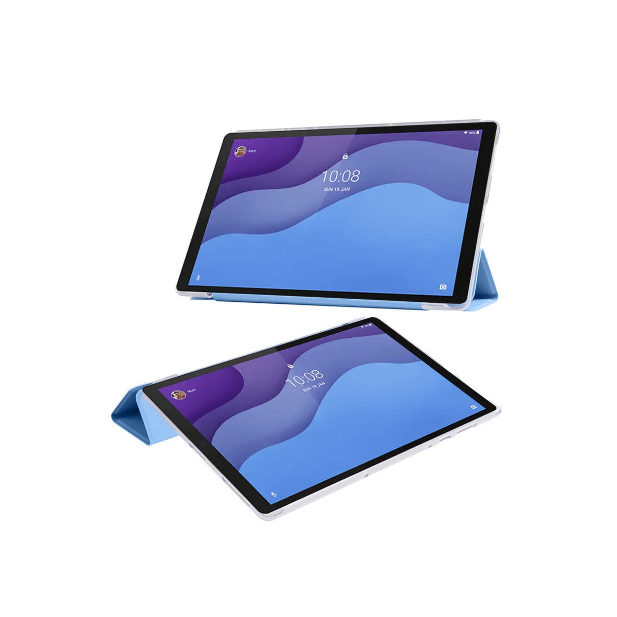 M10 HD X306F Tablet Akıllı Kılıf - Gold, Yüksek Koruma ve Ergonomik Tasarım
