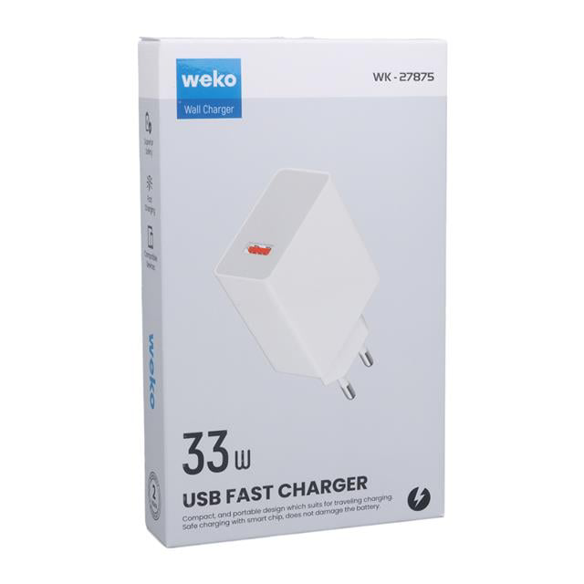 M11 Beyaz 33 Watt Turbo Usb Şarj Başlık Adaptörü (4741)