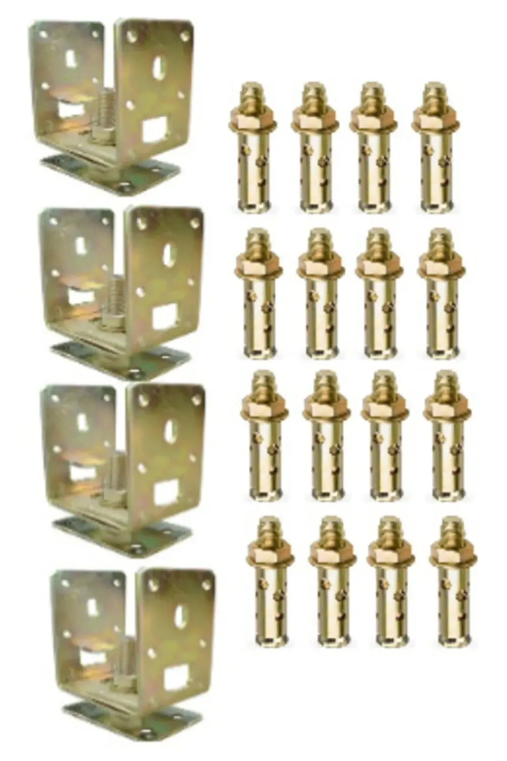 M14 Ayarlı Pergule Ayak Seti