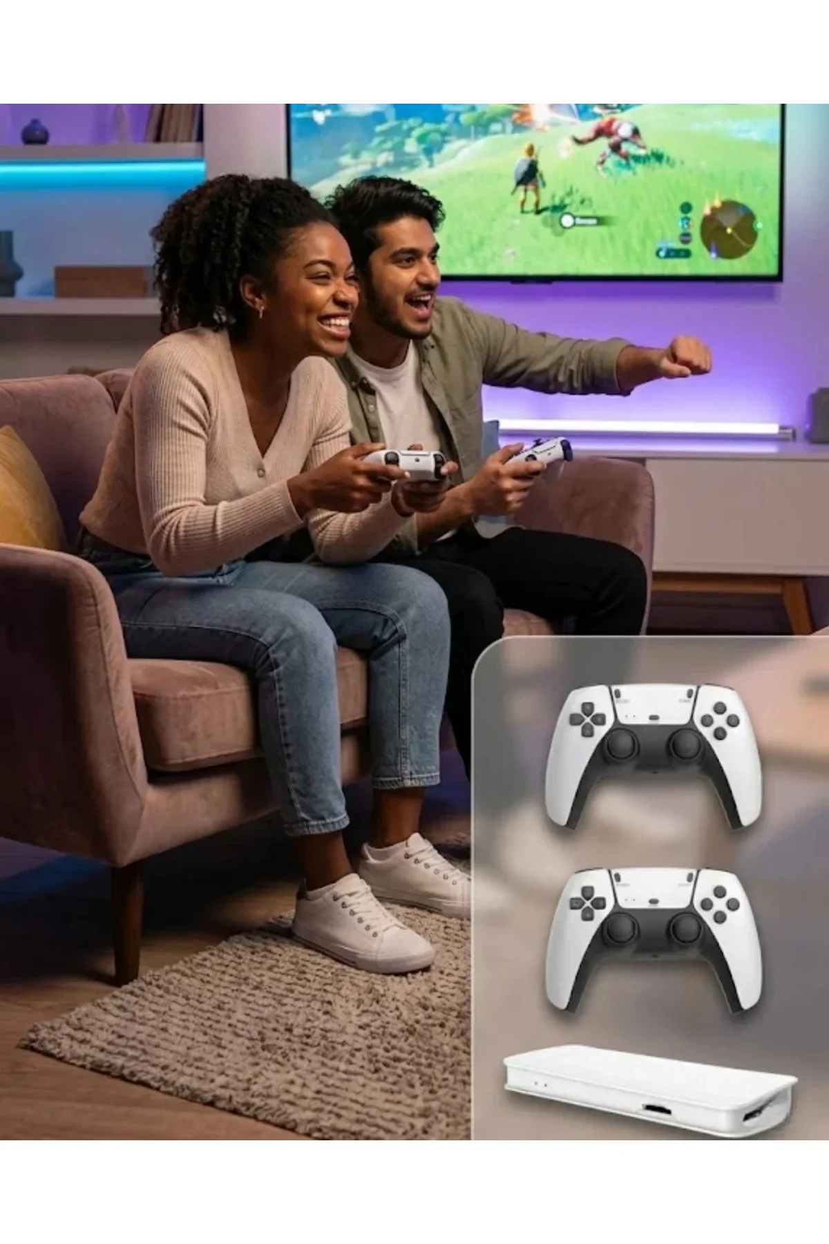 M15 Retro Konsol – 20.000 Oyunlu, Çift Gamepadli, 4K HDMI M15 Retro Konsol – 20.000 Oyunlu, Çift Gamepadli, 4K HDMI
