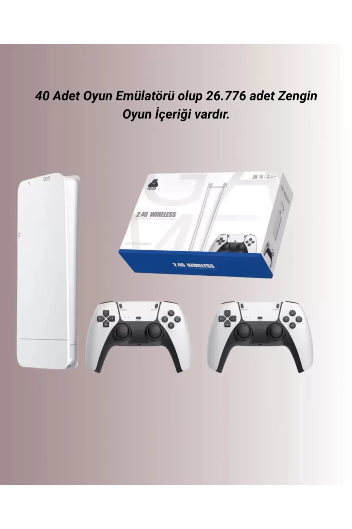 M15 Retro Konsol – 20.000 Oyunlu, Çift Gamepadli, 4k Hdmı