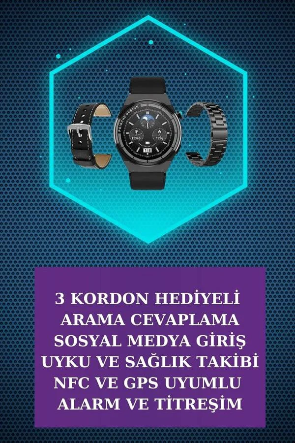 M19 Bluetooth Kulaklık ve Akıllı Saat Seti - NFC, GPS ve Powerbank Özellikli Oyun ve Spor Takımı