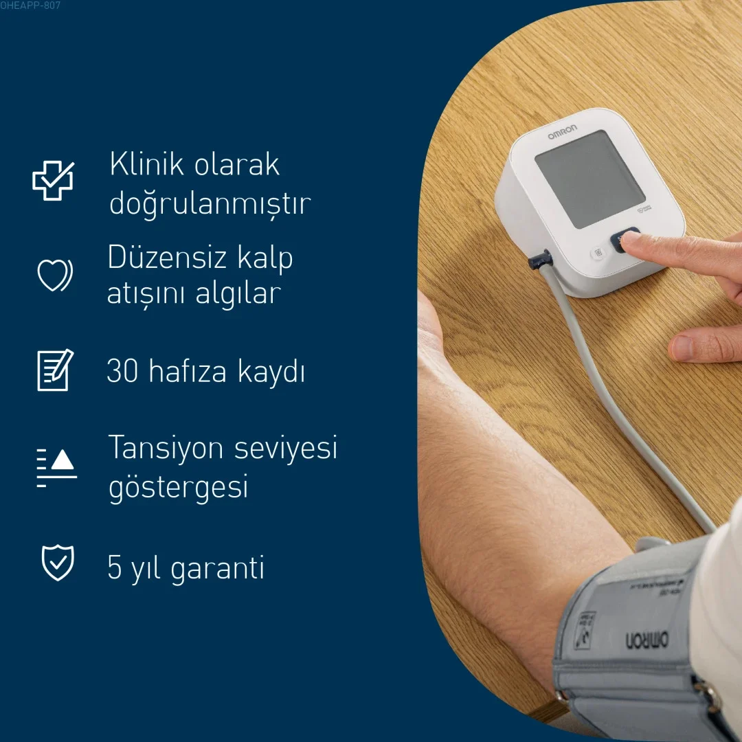 M2 Essential Üst Kol Tansiyon Aleti - 5 Yıl Garanti, Intellisense Teknolojisi