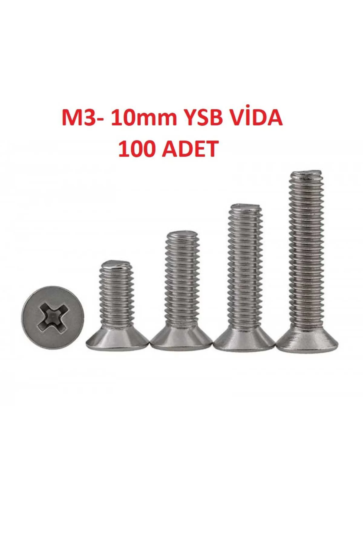 M3 10 Mm. Yhb Vida 100 Adet
