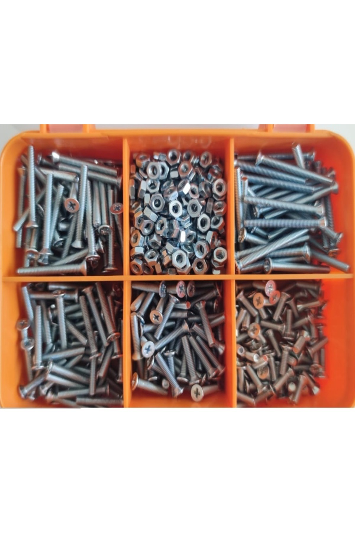 M3 Yhb Vida Somun Seti-610 Adet-metrik 3mm-boy 10-15-20-25-30 Mm 